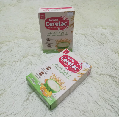 Nestle ဆန် နှင့် ဟင်းသီးဟင်းရွက် + နို့